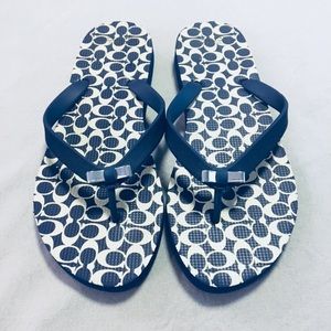 Coach flip flops
